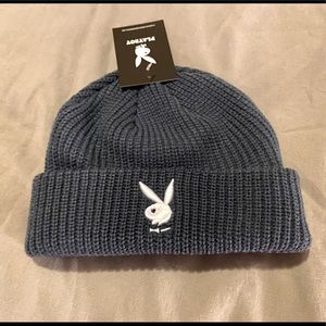Playboy Charcoal Grey Knit Beanie